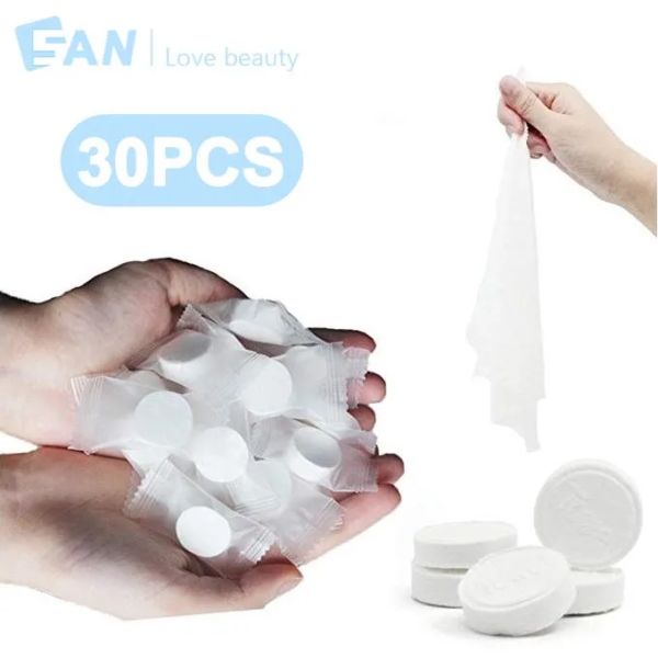 Pack of 10 pcs Magic Compressed Towel Tissue - Image 4