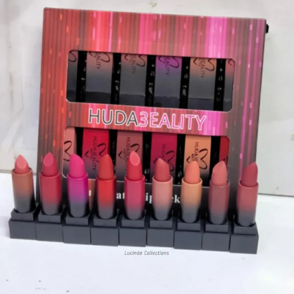 Huda bullet matte lipstick Pack off 12 - Image 4