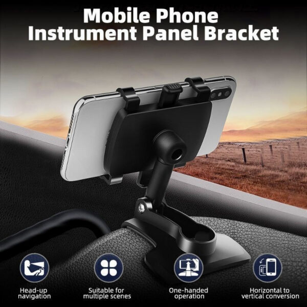 CAR Smart Phone Holder - 360 Free Spin | 360? Mobile Holder Foldable | 360? Rotateable Strong Grip Mobile Holder for Cars - Image 9