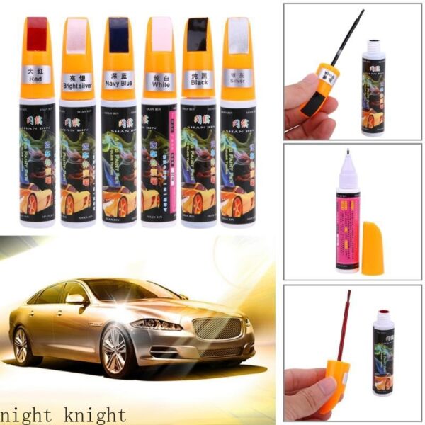 Car Agent Auto Touch Pen Car Care Scratch Clear Remover Paint Clear Car Scratch Repair Pen Clear Coat Applicator (Random Color) - Image 3