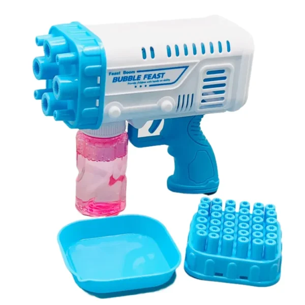 36 / 8 hole bazooka bubble Water gun | Bazooka Water Bubble Gun Toy for Kids, toddlers | Out door Fun Water Spray Gun (Random color) - Image 3