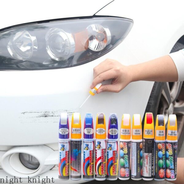 Car Agent Auto Touch Pen Car Care Scratch Clear Remover Paint Clear Car Scratch Repair Pen Clear Coat Applicator (Random Color)