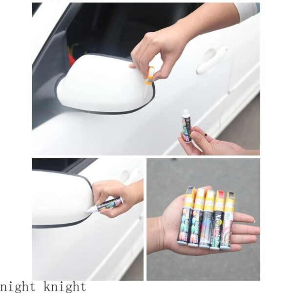 Car Agent Auto Touch Pen Car Care Scratch Clear Remover Paint Clear Car Scratch Repair Pen Clear Coat Applicator (Random Color) - Image 2