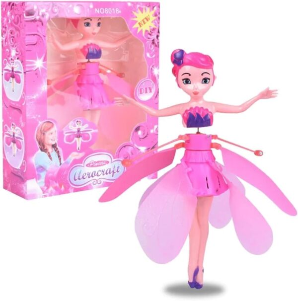 Magical Flying Fairy Doll,hand Sensor Control / Sky Dancers Flying Toy (random Color) - Image 3