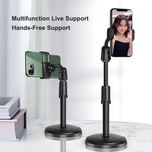 Multifunction Mobile Tripod Stand Mini Tripod Stand Mobile Holder Adjustable Height & Angle Phone Holder