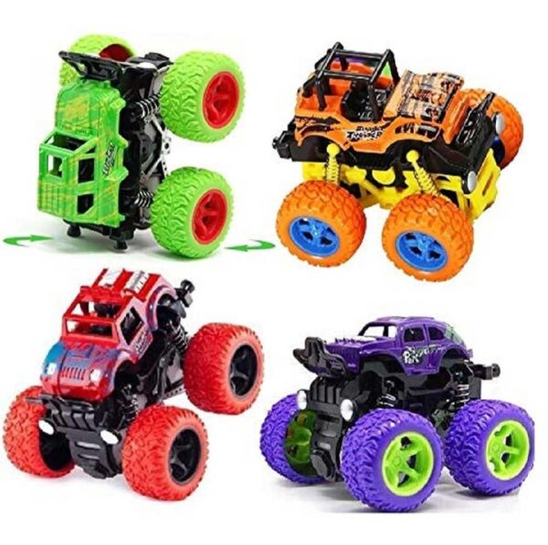 Monster Truck Toys Friction Push & Go High Speed Friction Vehicles for Kids - Image 2